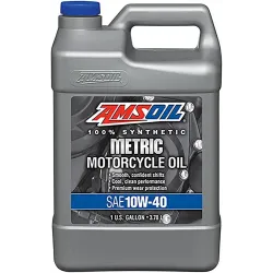 Ulei motocicleta 10W-40 AMSOIL Metric, galon SUA, 3.8L
