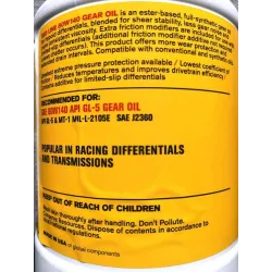 Red Line 80W140 GL-5 – ulei diferențial premium pentru camioane, SUV și off-road