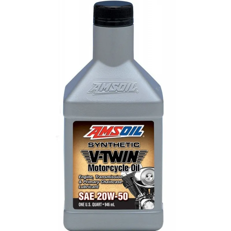 Ulei motocicleta 20W-50 sintetic V-Twin, AMSOIL MCVQT Ulei motocicleta 20W-50 sintetic V-Twin, AMSOIL MCVQT