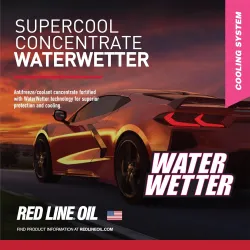 Antigel Red Line Supercool cu WaterWetter – lichid de răcire racing, 3.8L