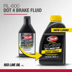 Red Line RL-600 – DOT 4 Спирачна Течност с Висока Производителност