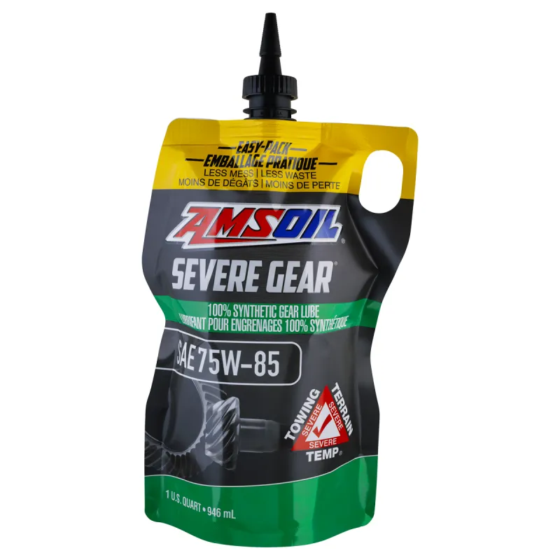 75W-85 GL-5 LS szintetikus Amsoil Severe Gear differenciálműolaj, 946ml, tasak