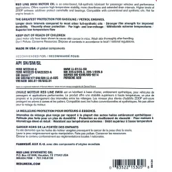 5W30 szintetikus motorolaj Red Line Ester-alapú HP, 3.8l