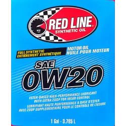 Red Line 0W-20 Magas Teljesítményű Motorolaj, Teljes Szintetikus, 3.8l