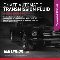 Red Line D4 ATF: Ulei Cutie Automată Sintetic | Dexron III & BMW MTF
