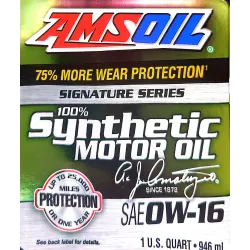 AMSOIL Signature Series 0W-16 | Ulei Motor Sintetic Hibride & Japoneze | BoutiqueOils.ro