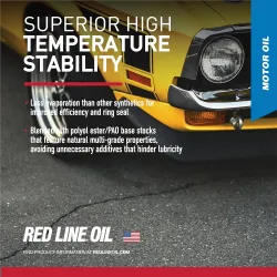 Red Line 10W40 3.8L – Ulei motor PAO/Ester Mid-SAPS Benzină & Diesel