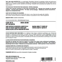 Red Line 5W-20 Ester PAO 3.8L – teljesen szintetikus 5W-20 motorolaj