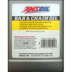 Ulei drujbă AMSOIL – ulei lanț lipicios, protecție anti-uzură bară & lanț