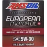 Синтетично моторно масло Amsoil European FS 5W-30, 946ml