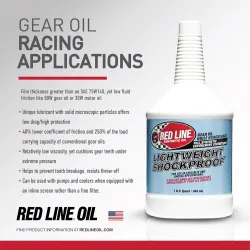 Red Line LightWeight Shockproof Gear Oil, teljesen szintetikus, 946ml