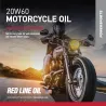 Red Line 20W60 V-Twin – Ulei motocicletă 100% sintetic PAO/Ester, 946ml