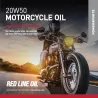 Red Line 20W50 V-Twin – Ulei motocicletă 100% sintetic PAO/Ester, 946ml