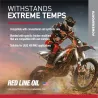 Red Line 15W50 Powersports Oil – Motorkerékpár, ATV, UTV olaj 100% Szintetikus PAO/Észter, 946ml