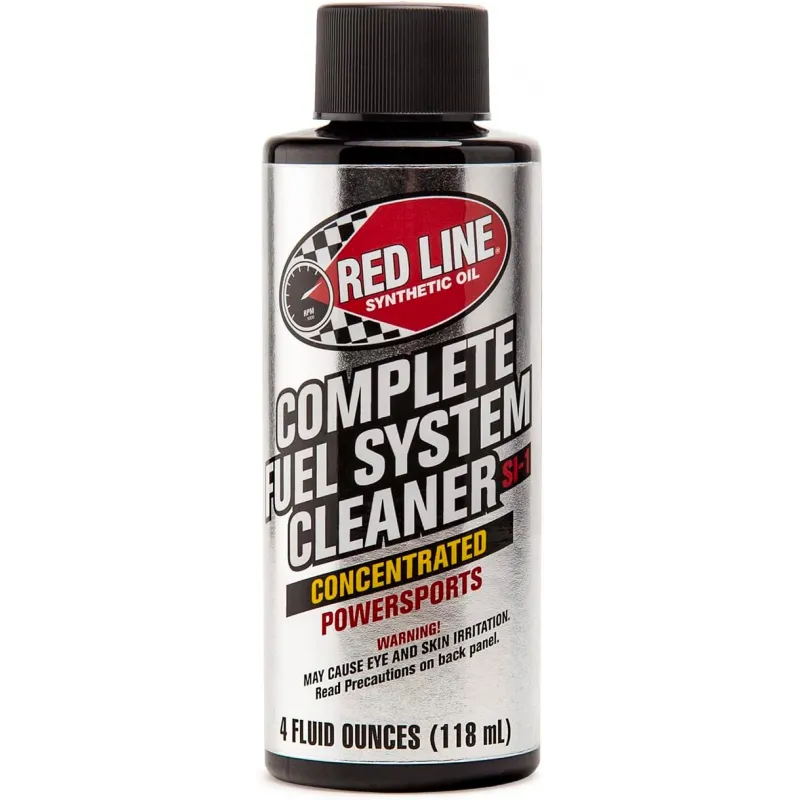 Red Line Complete Fuel System Cleaner Powersports – Üzemanyagrendszer tisztító Moto & ATV, 118 mL443ml