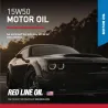 Синтетично моторно масло 15W50 Red Line Ester-based HP, 946ml
