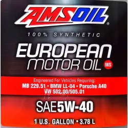 Синтетично моторно масло Amsoil European Car Formula 5W40 Improved ESP, 946
