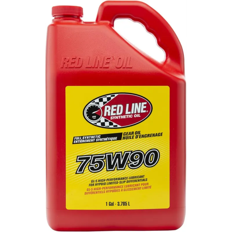 75W-90 GL-5 LS szintetikus Red Line differenciálmotor-olaj, 3.8L