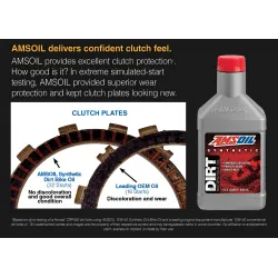 Масло 4T 10W-60 Пълно синтетично Amsoil Dirt, 946ml