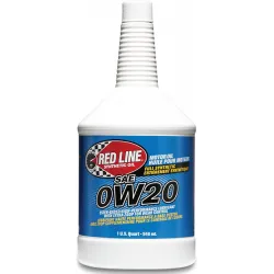 Red Line 0W-20 Magas Teljesítményű Motorolaj, Teljes Szintetikus, 946ml