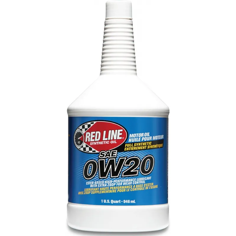 Red Line 0W-20 Magas Teljesítményű Motorolaj, Teljes Szintetikus, 946ml