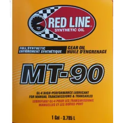 Синтетично трансмисионно масло Red Line MT-90, 75W-90 GL-4, 946ml