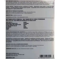 Синтетично трансмисионно масло Red Line MT-90, 75W-90 GL-4, 946ml