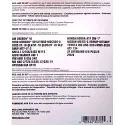 RED LINE D6 ATF 3.8L – Пълносинтетично масло за автоматични трансмисии Dexron VI