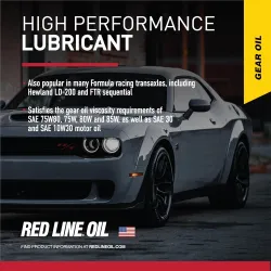 Трансмисионно масло 75W85 GL-5 синтетично Red Line, 3.8L