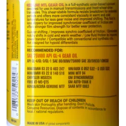 75W-80 GL-4 Red Line MTL szintetikus átviteli olaj, 946ml