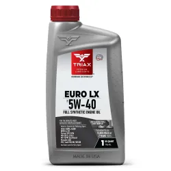 TRIAX Euro LX 5W-40 PAO & Ester Full SAPS A3/B4 – BMW LL-01 Porsche A40 | BOUTIQUE OILS