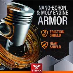 TRIAX Synergy SRT 10W-40 High Mileage PAO & Ester API SN | BOUTIQUE OILS