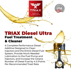 TRIAX Diesel Ultra 355ml – Aditiv Motorină Curățare Injectoare & Boost Cetanic