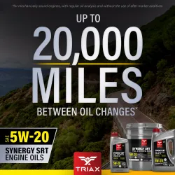 TRIAX Synergy SRT 5W-20 – Пълносинтетично моторно масло PAO + Ester