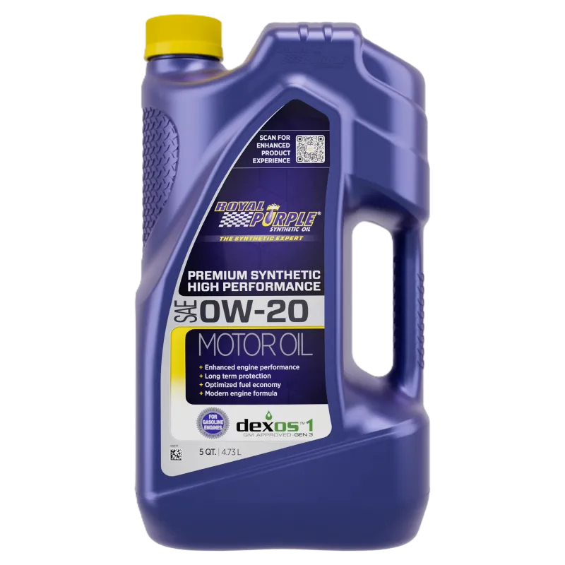 Royal Purple 0W20 4.73L – Напълно синтетично моторно масло | BOUTIQUE OILS