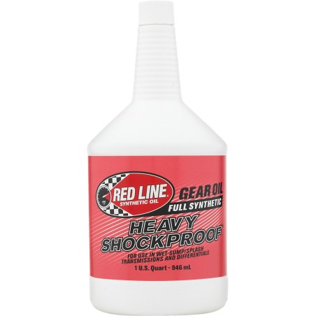 Red Line Heavy Shockproof Gear Oil, Full Synthetic, 946ml