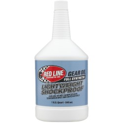 Red Line LightWeight Shockproof Gear Oil, Full Synthetic, 946ml
