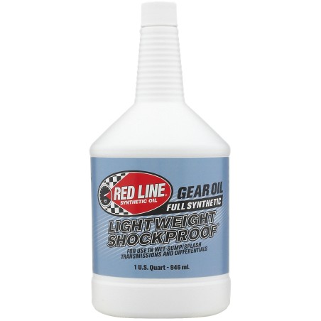Red Line LightWeight Shockproof Gear Oil, Full Synthetic, 946ml