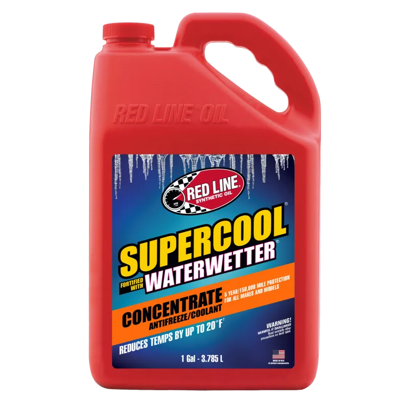 Antigel Red Line Supercool cu WaterWetter – lichid de răcire racing, 3.8L